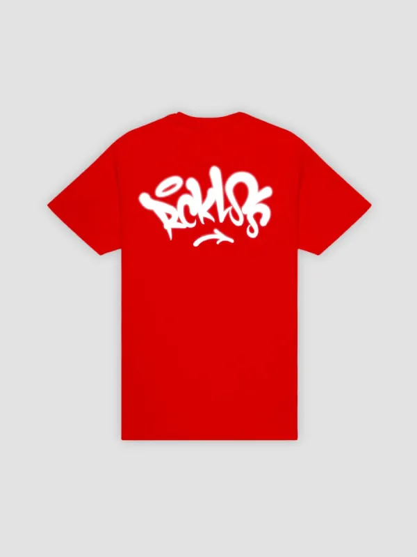 Full Fat Cap Tee - Red sold by Young & Reckless