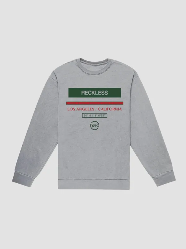 Classy Crewneck - Heather Grey sold by Young & Reckless