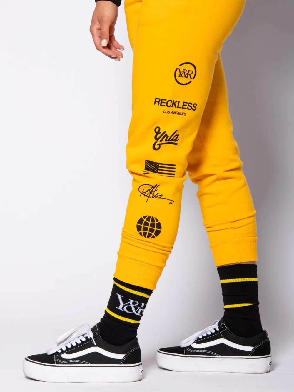 Quest Jr. Sweatpants - Gold sold by Young & Reckless product image thumbnail 2