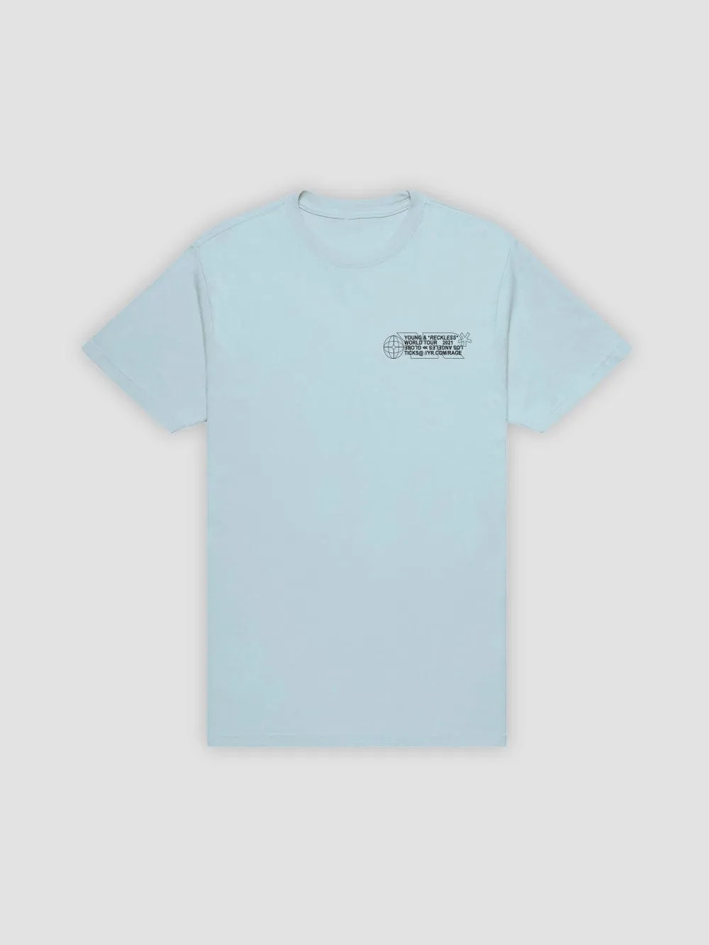 World Tour Tee - Light Blue sold by Young & Reckless product image thumbnail 2
