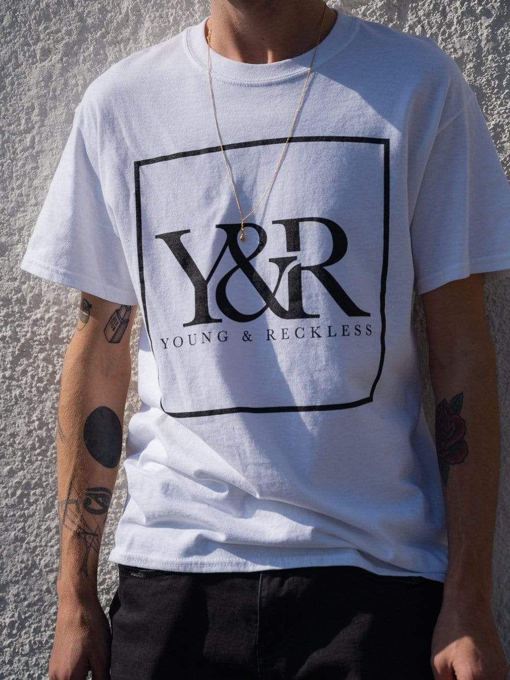 Trademark Box Tee - White sold by Young & Reckless product image thumbnail 2
