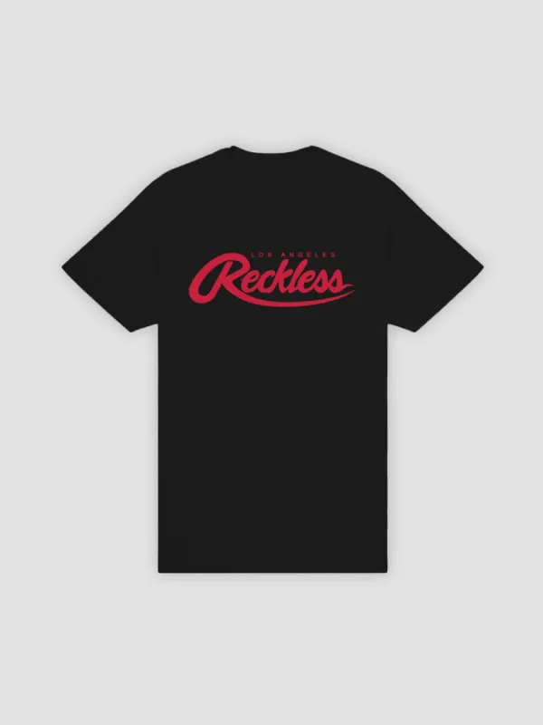Big R Script Tee - Black sold by Young & Reckless