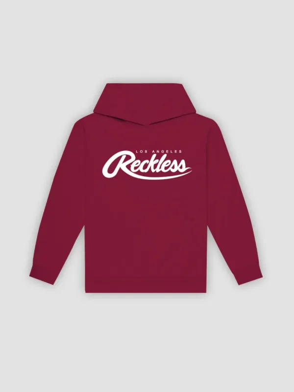 Big R Script Hoodie - Maroon sold by Young & Reckless