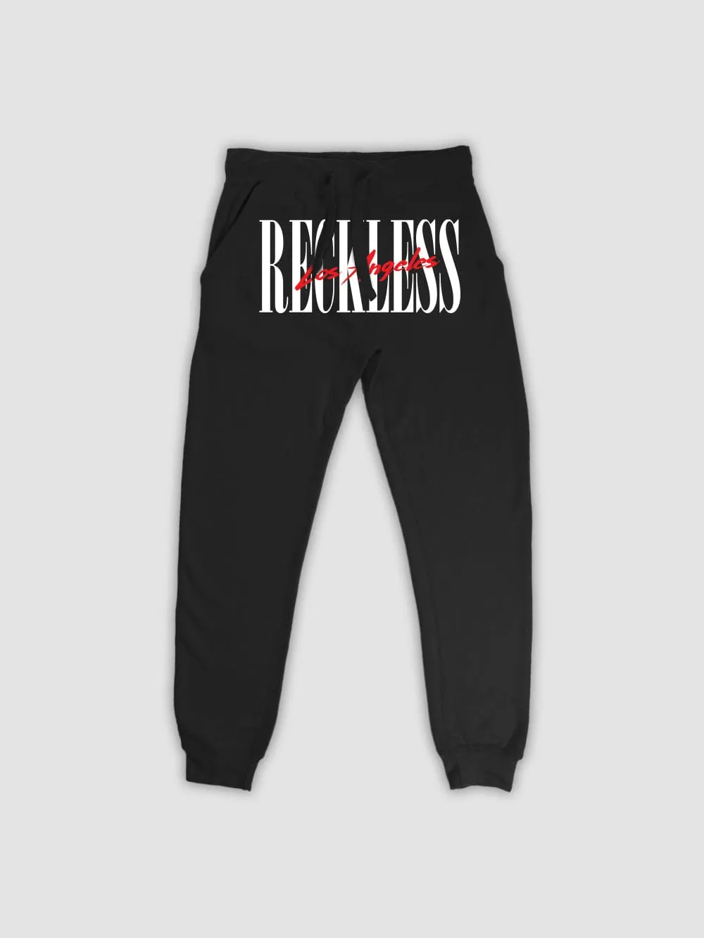 LA Vintage Sweatpants - Black/White sold by Young & Reckless