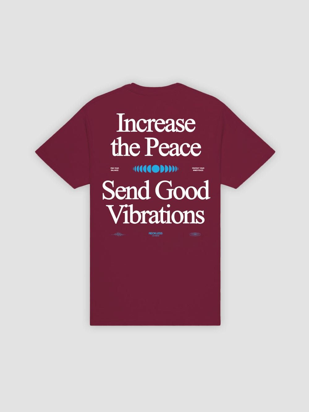 Increase The Peace Tee - Maroon sold by Young & Reckless