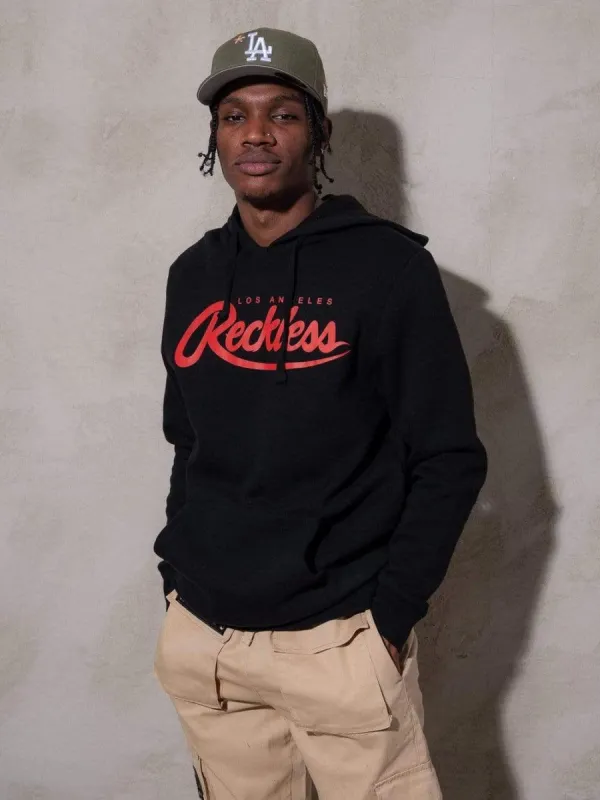 Big R Script Hoodie - Black/Red sold by Young & Reckless