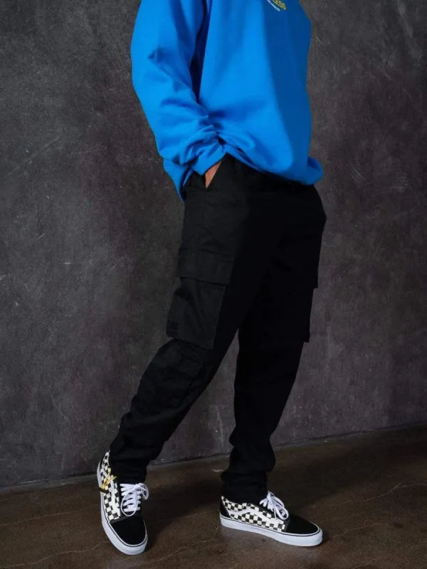 Exploit Cargo Pants - Black sold by Young & Reckless