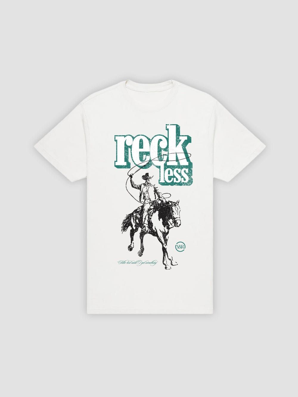 Tombstone Tee - White sold by Young & Reckless