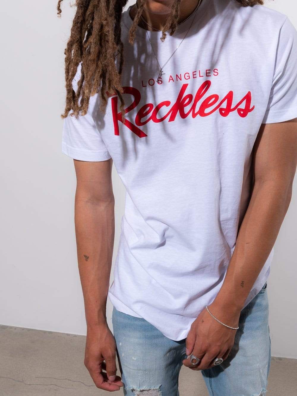OG Reckless Tee - White/Red sold by Young & Reckless product image thumbnail 2