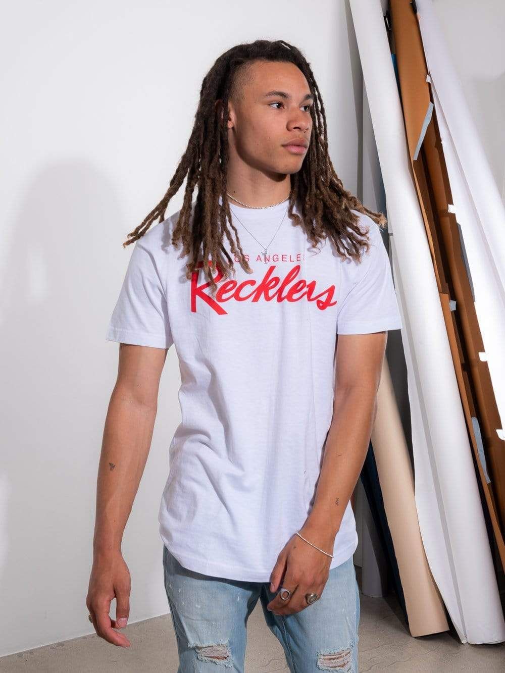 OG Reckless Tee - White/Red sold by Young & Reckless