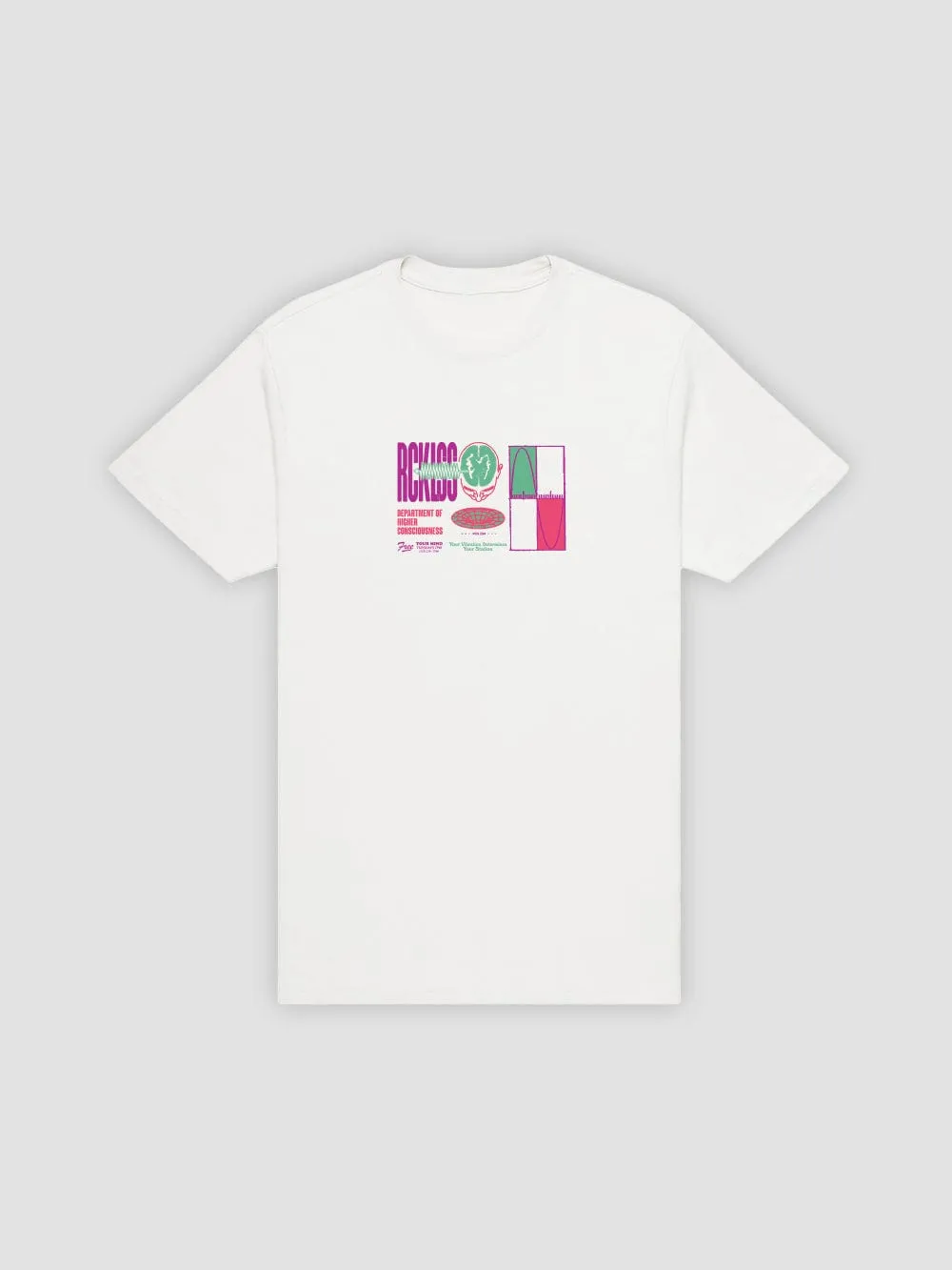 Vibrations Tee - White sold by Young & Reckless product image thumbnail 2