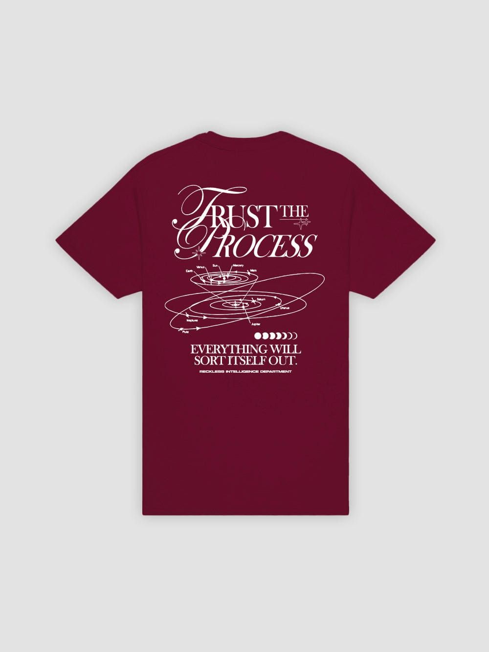 Trust The Process Tee - Burgundy sold by Young & Reckless