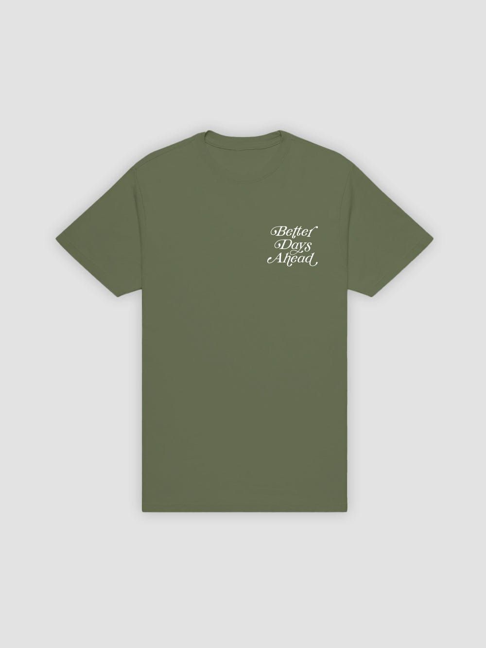 Better Days Ahead Tee - Military Green sold by Young & Reckless product image thumbnail 2