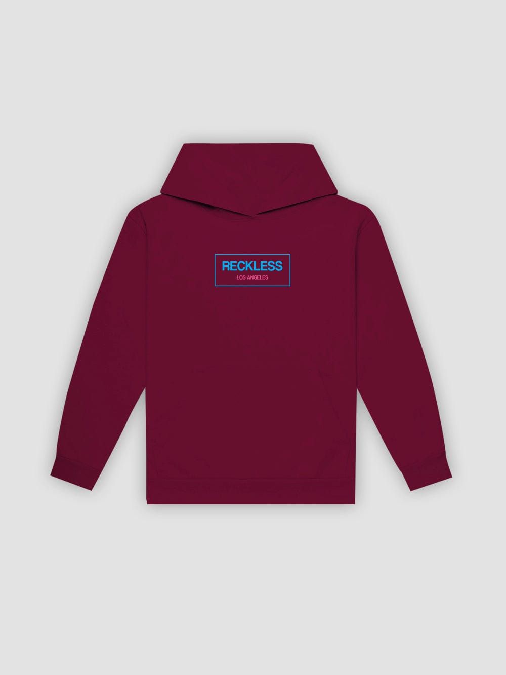 Wireframe Hoodie - Maroon sold by Young & Reckless product image thumbnail 2