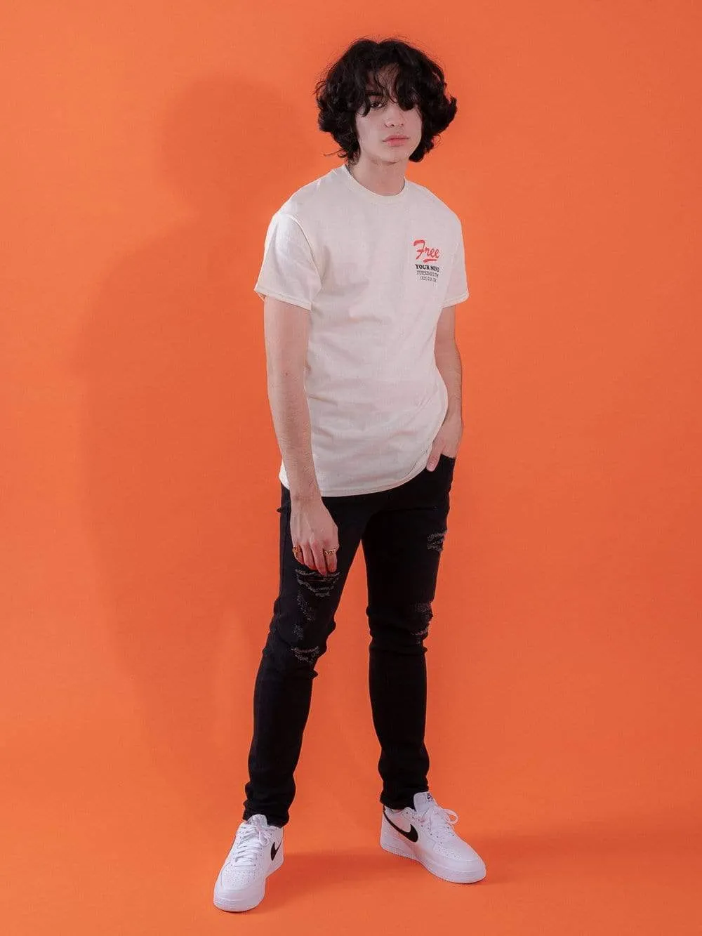 Free Your Mind Tee - Natural sold by Young & Reckless product image thumbnail 5