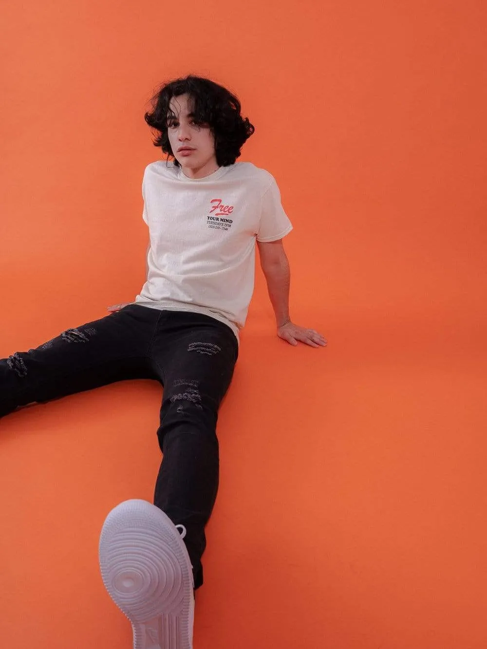 Free Your Mind Tee - Natural sold by Young & Reckless product image thumbnail 3