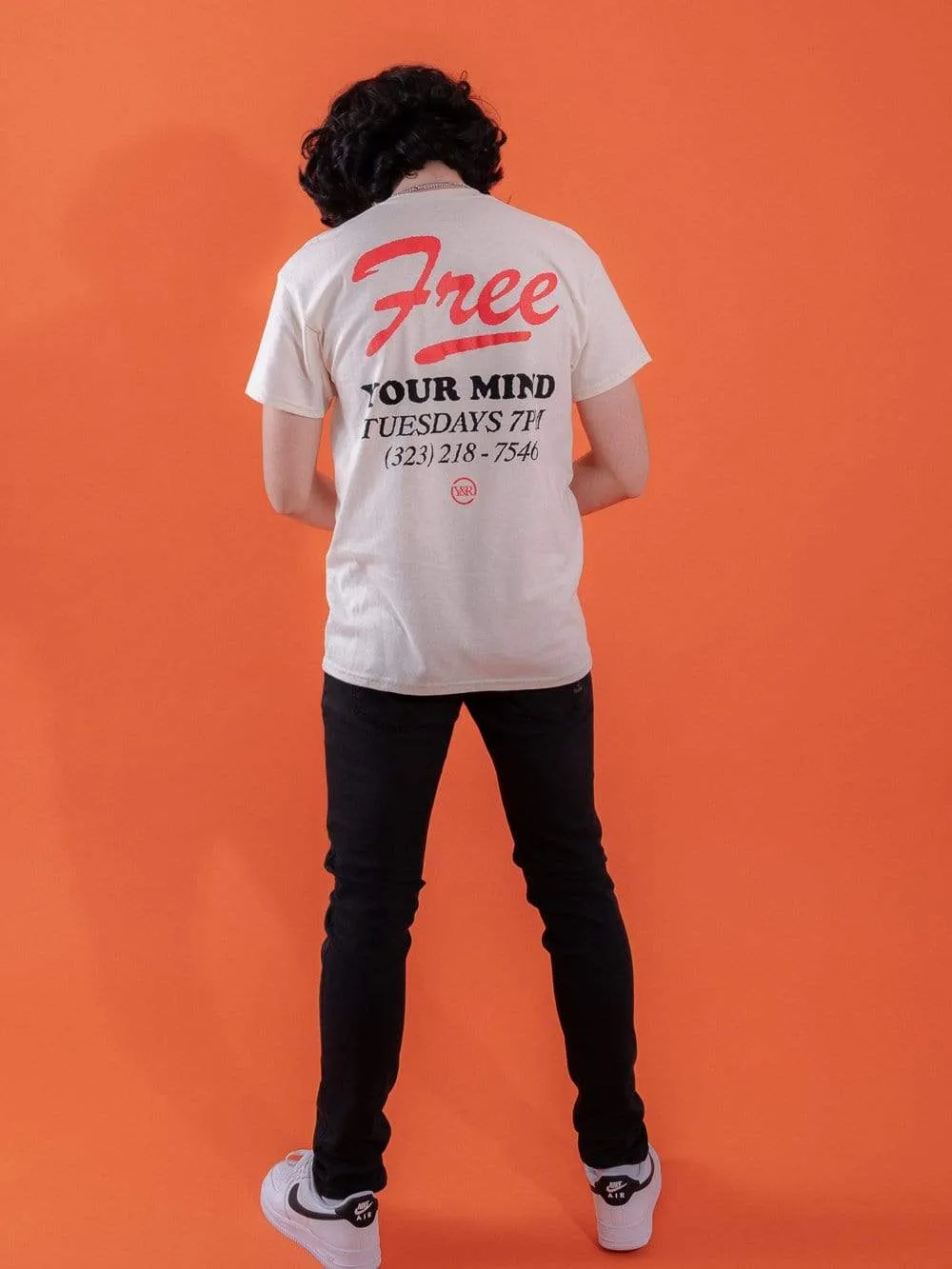 Free Your Mind Tee - Natural sold by Young & Reckless