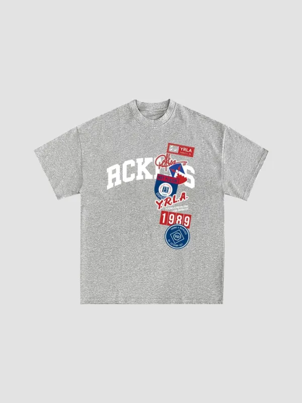 Descent Tee - Heather Grey sold by Young & Reckless