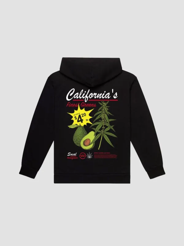 California's Finest Hoodie - Black sold by Young & Reckless