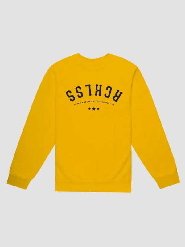 Pinhead Crewneck - Gold sold by Young & Reckless