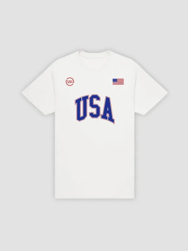 Team USA Tee - White sold by Young & Reckless