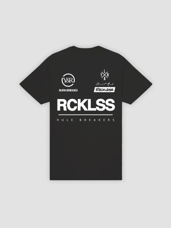 Fast Track Tee - Charcoal sold by Young & Reckless