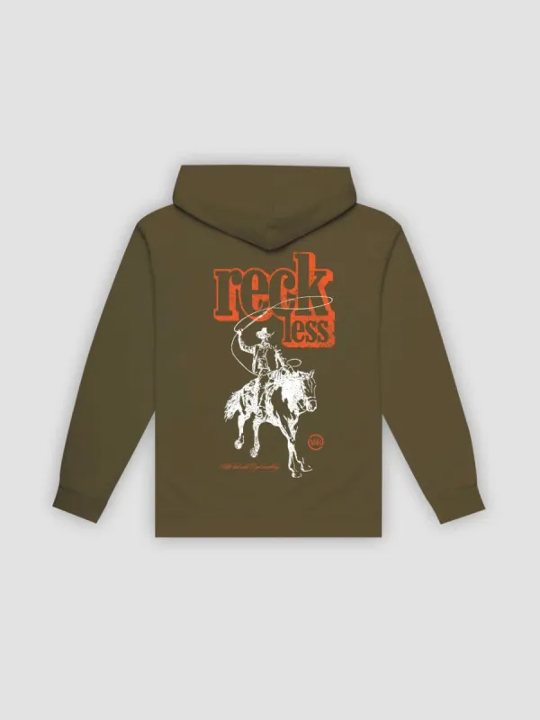 Tombstone Hoodie - Military Green sold by Young & Reckless