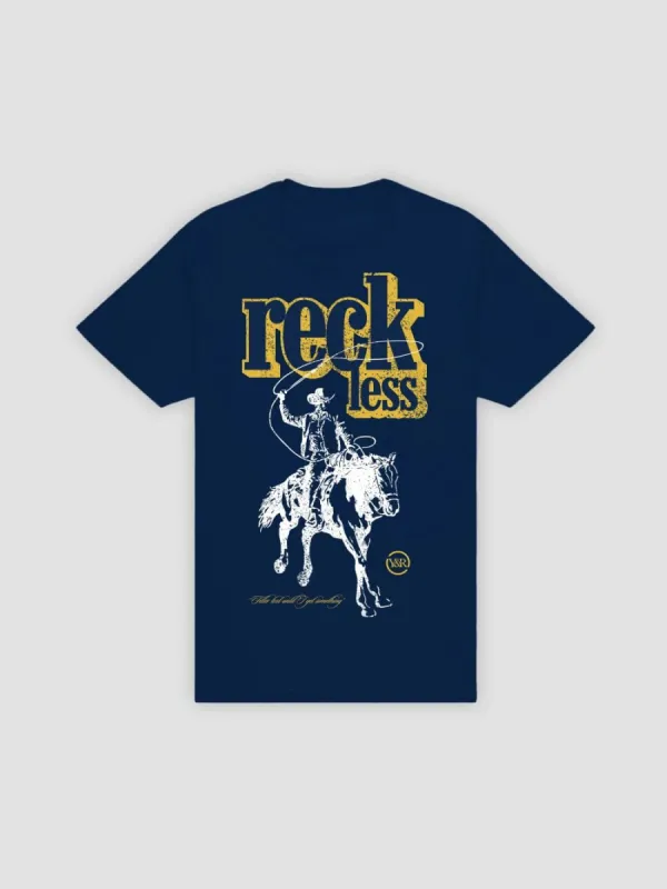 Tombstone Tee - Navy sold by Young & Reckless