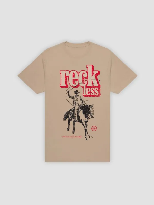 Tombstone Tee - Natural sold by Young & Reckless