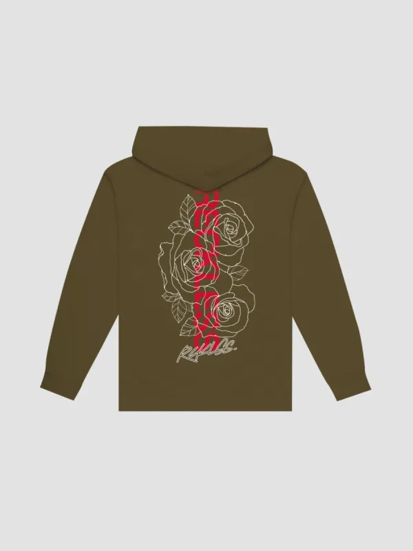Endless Bliss Hoodie - Military Green sold by Young & Reckless