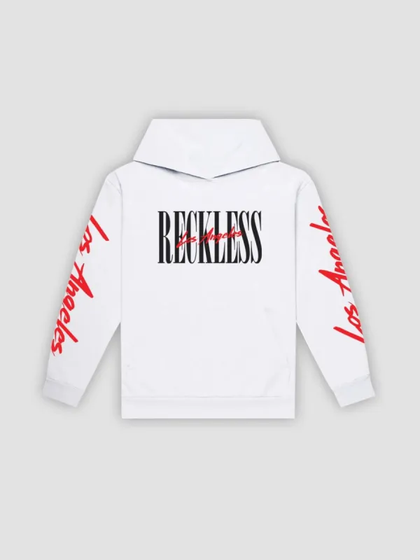 LA Vintage Hoodie - White sold by Young & Reckless