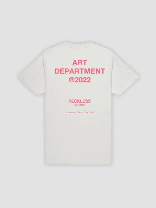Art Department Tee - Natural sold by Young & Reckless