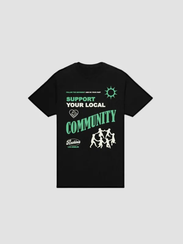 Community Tee - Black sold by Young & Reckless