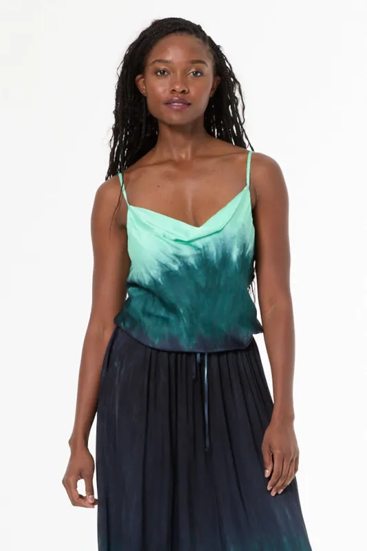 Emmet Tank // Teal Brushed Ombre sold by Young Fabulous & Broke