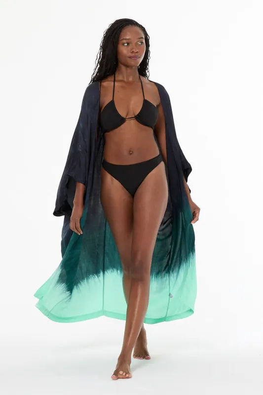 Kana Kimono // Teal Brushed Ombre sold by Young Fabulous & Broke