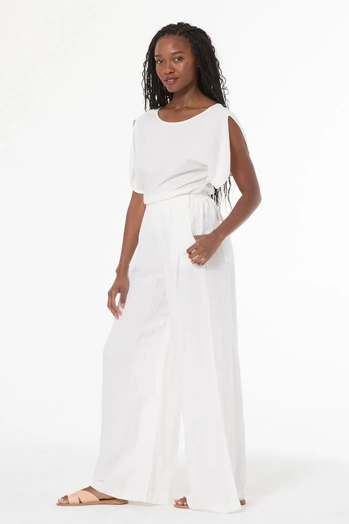 Flutter Top // Bone sold by Young Fabulous & Broke product image thumbnail 4