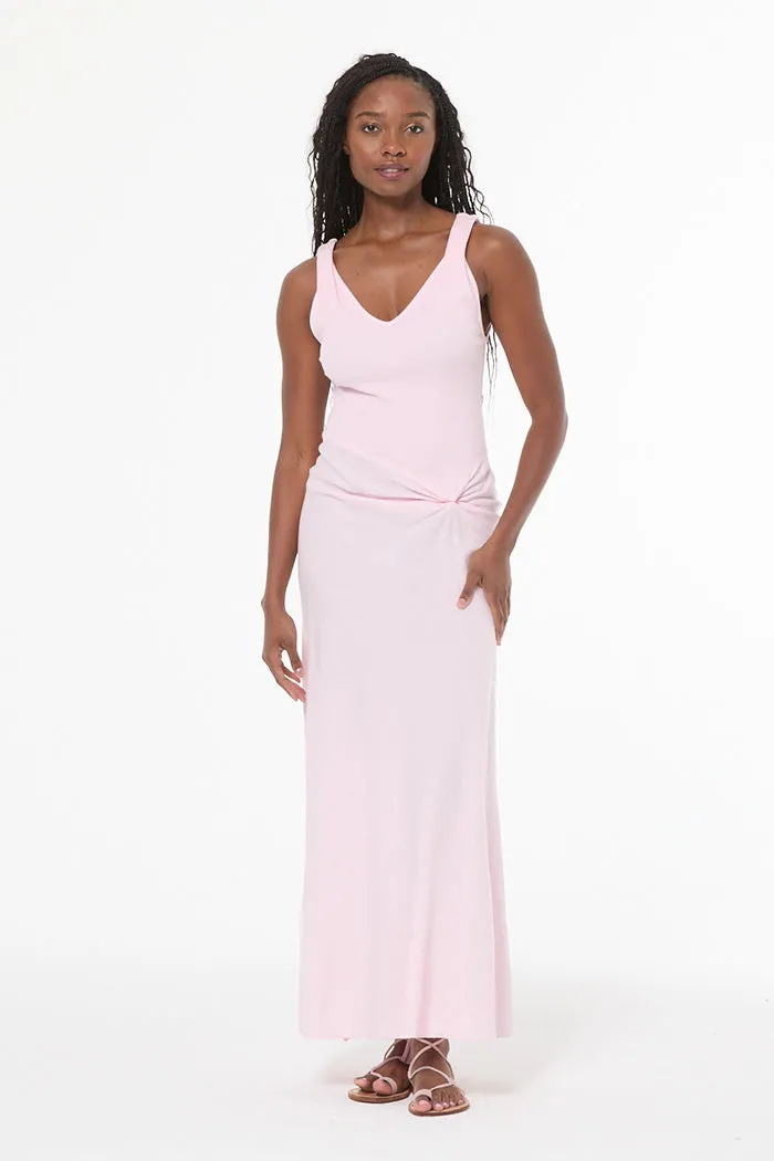 Amina Maxi Dress // Pale Pink sold by Young Fabulous & Broke