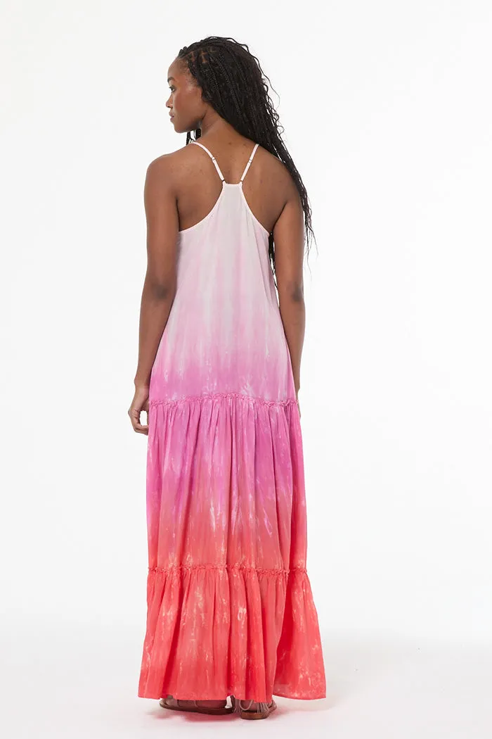 Alani Voile Dress // Electric Brushed Ombre sold by Young Fabulous & Broke product image thumbnail 4