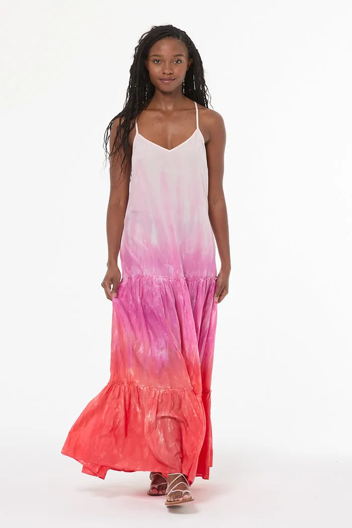 Alani Voile Dress // Electric Brushed Ombre sold by Young Fabulous & Broke product image thumbnail 2