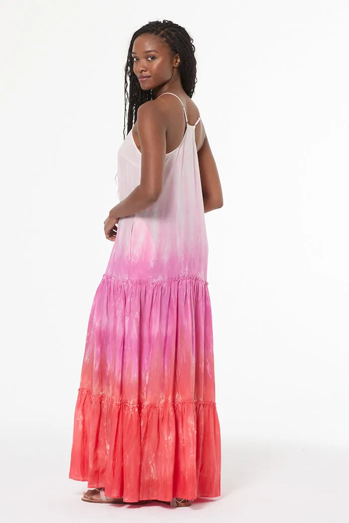 Alani Voile Dress // Electric Brushed Ombre sold by Young Fabulous & Broke product image thumbnail 3