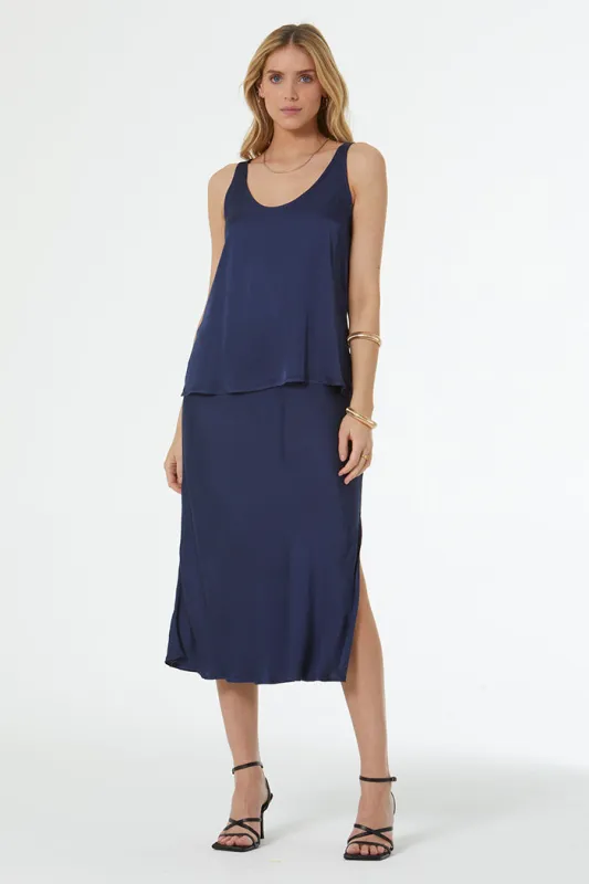 Felicity Skirt // Aviator Blue sold by Young Fabulous & Broke