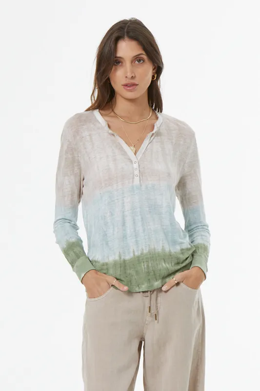 Cordon Tee // Taupe Patina Wash sold by Young Fabulous & Broke