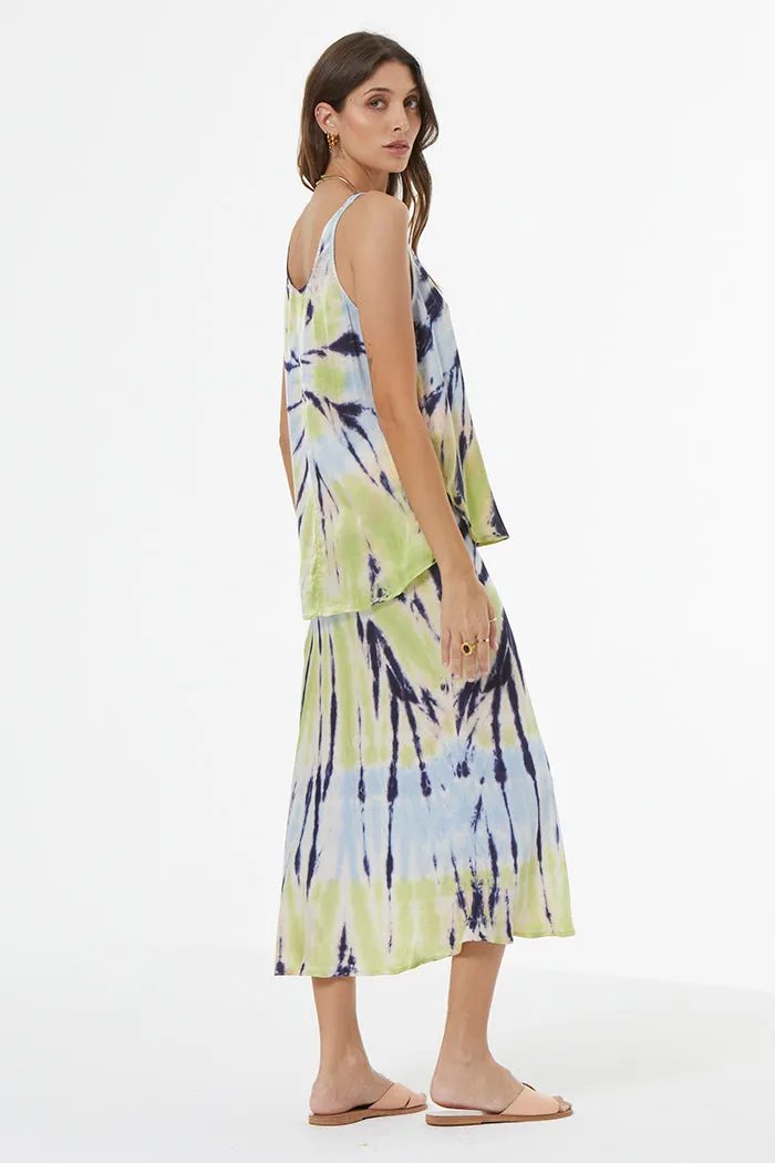 Felicity Skirt // Cornflower Octopi Wash sold by Young Fabulous & Broke product image thumbnail 3