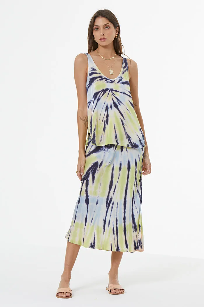 Felicity Skirt // Cornflower Octopi Wash sold by Young Fabulous & Broke product image thumbnail 2