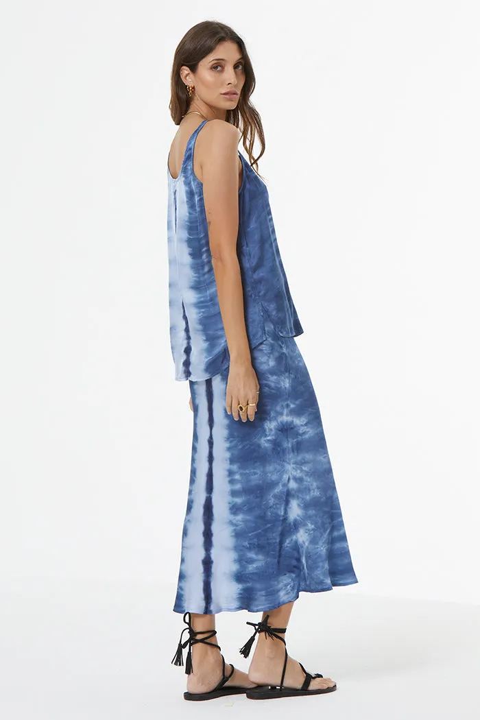 Felicity Skirt // Aviator Blue Pillar Wash sold by Young Fabulous & Broke product image thumbnail 4