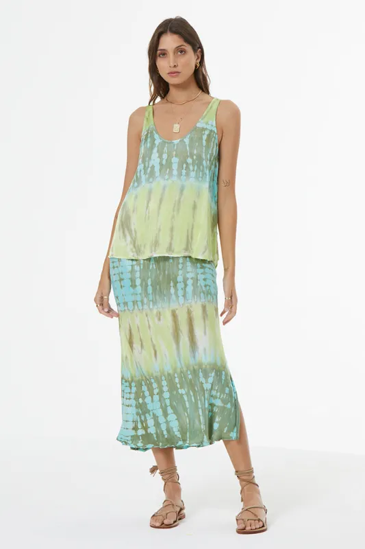 Felicity Skirt // Aquatica Gaia Wash sold by Young Fabulous & Broke