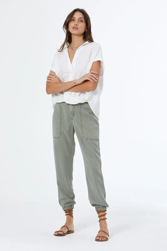 Trooper Jogger // Seagrass Pigment sold by Young Fabulous & Broke