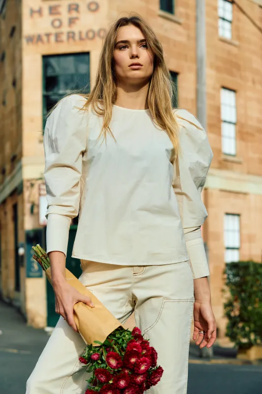 Lavinia Top // Vanilla sold by Young Fabulous & Broke