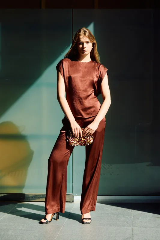 Camile Pant // Sepia sold by Young Fabulous & Broke