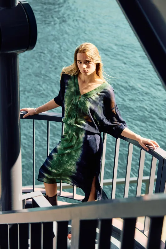 Felicity Chiffon Skirt // Wilderness Verve Wash made by Young Fabulous & Broke